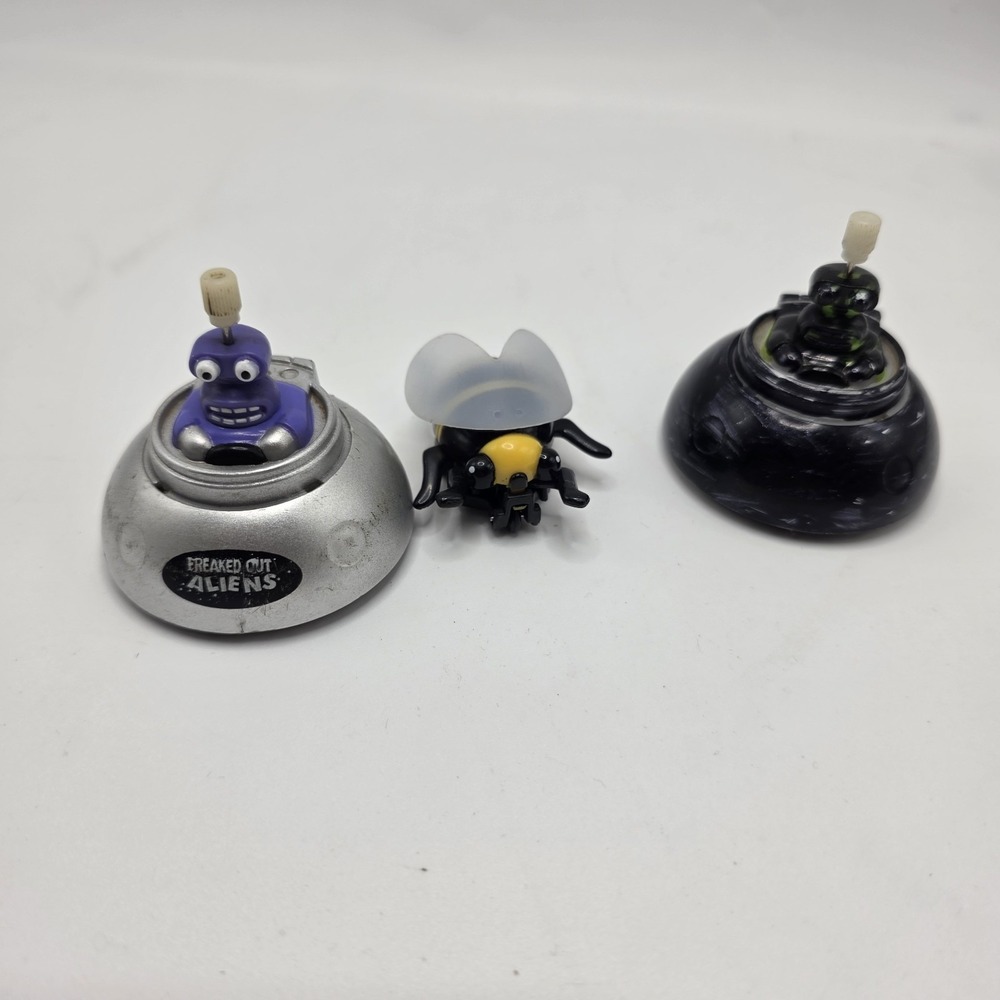 Freaked Out Aliens Wind-Up Toys Lot of‎ 3 Hans Working Sci-Fi Alien Bee Figures